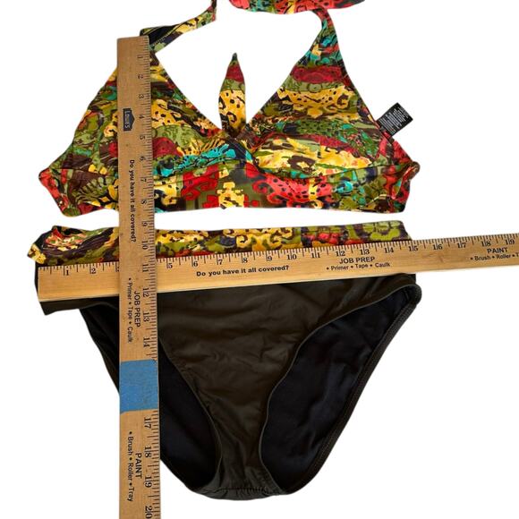 Womens Swimsuit Size Medium Bikini Halter - Picture 3 of 8